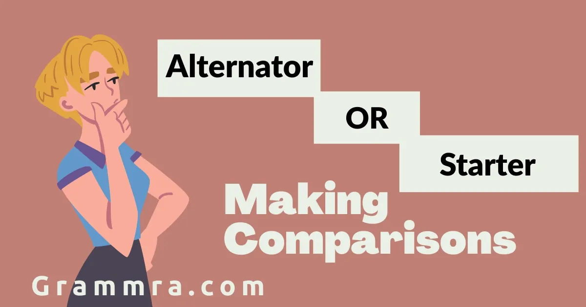 Alternator or Starter