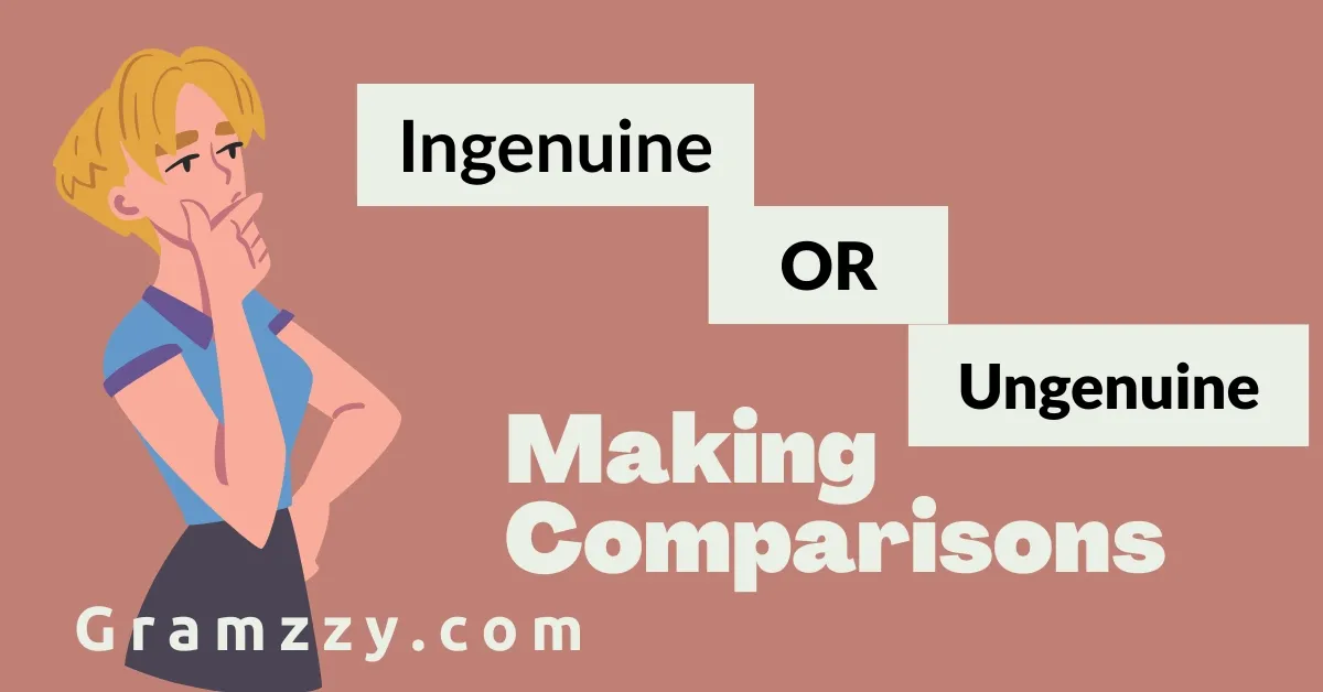 Ingenuine or Ungenuine