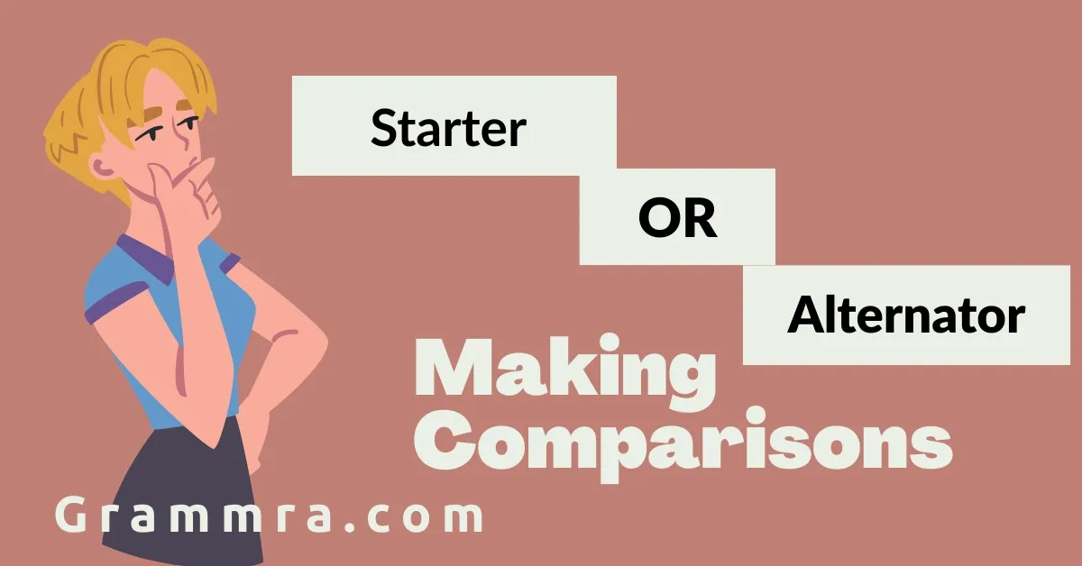 Starter or Alternator