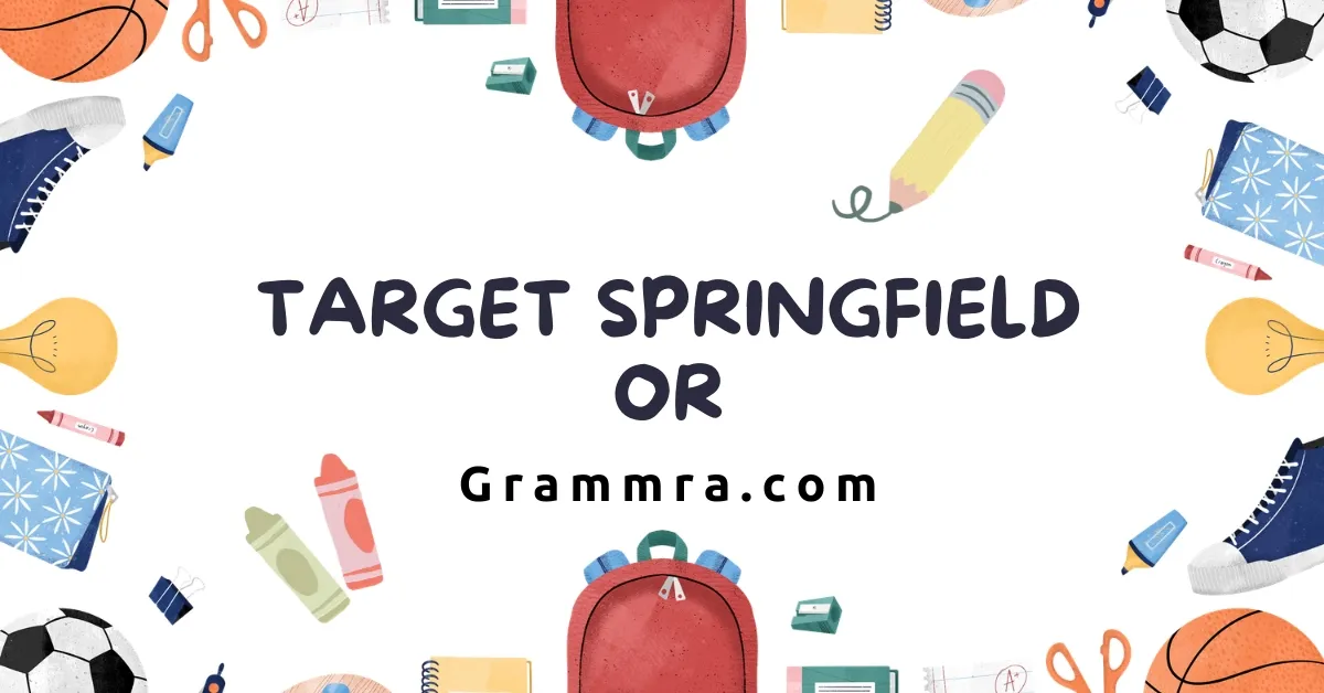 Target Springfield or